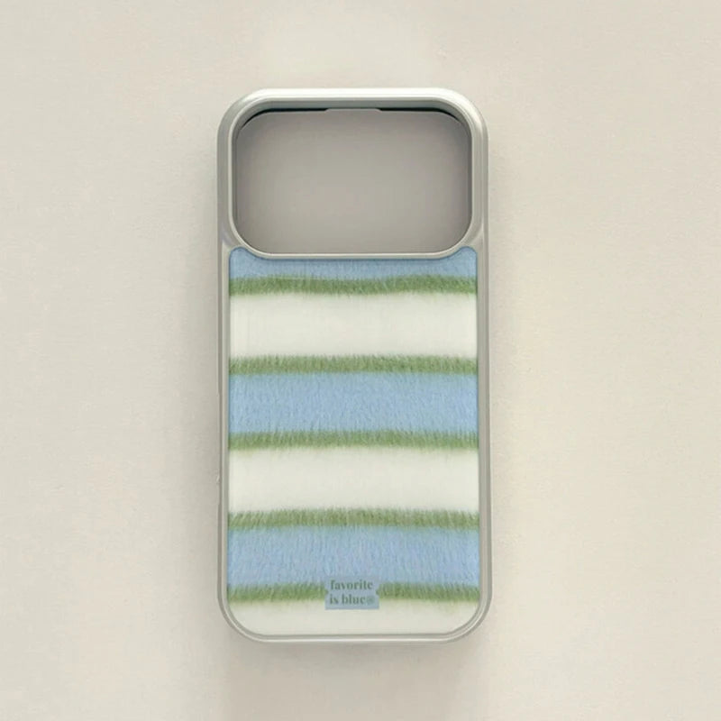 Green & Blue Stripes Phone Case