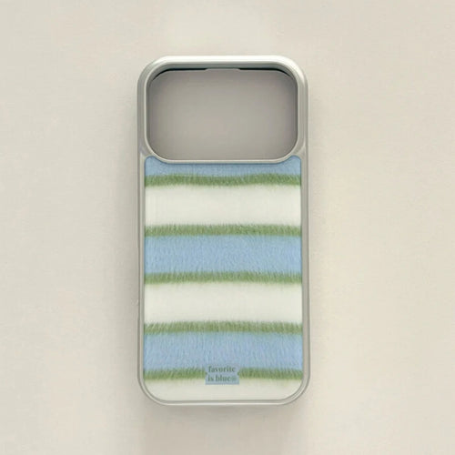 Green & Blue Stripes Phone Case