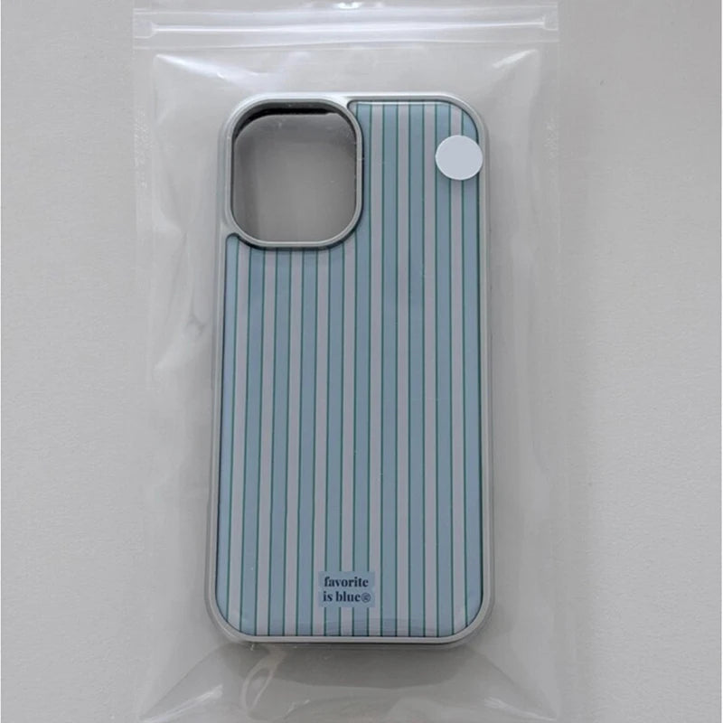 Green & Blue Stripes Phone Case