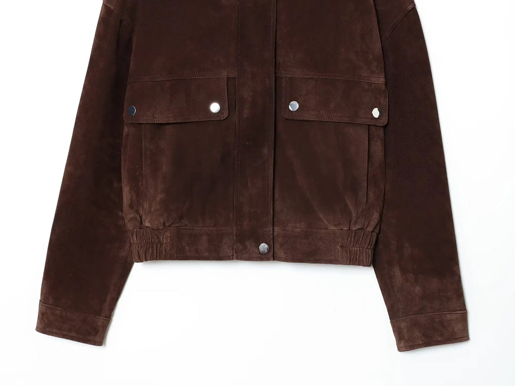 Women's Autumn Jackets 2025 New Fashion Big Pocket Elegant Women's Loose Warm Jackets Autumn Street Chic Young Student Coats