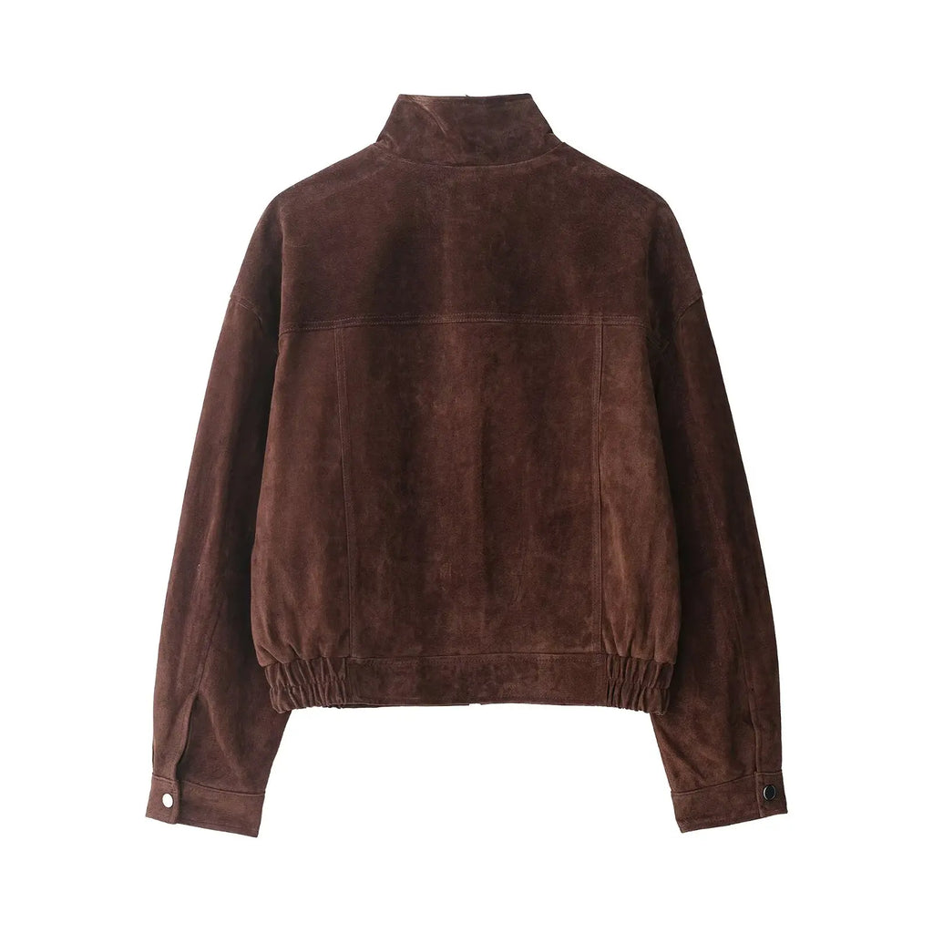 Women's Autumn Jackets 2025 New Fashion Big Pocket Elegant Women's Loose Warm Jackets Autumn Street Chic Young Student Coats