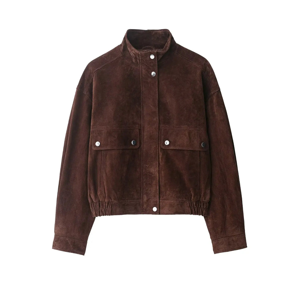 Women's Autumn Jackets 2025 New Fashion Big Pocket Elegant Women's Loose Warm Jackets Autumn Street Chic Young Student Coats